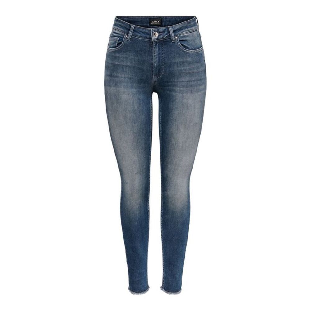Only Blue Cotton Skinny Women's Jeans